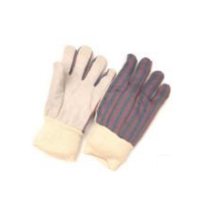 Stripe fabric back, lined palm, ladies'