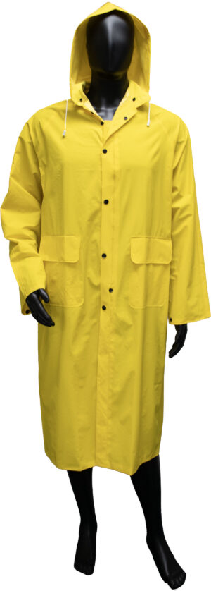 48" yellow raincoat