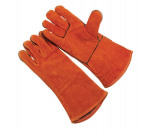 Select russet shoulder welding glove, wing thumb, fully lined