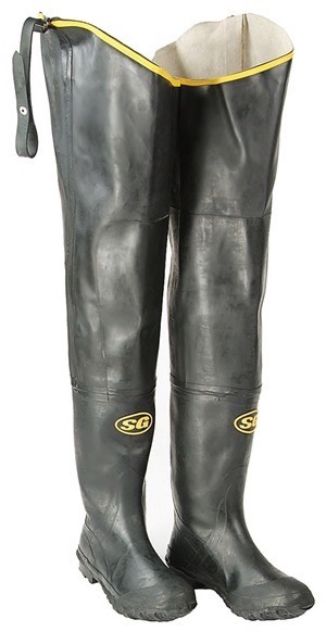 Unlined hot sale rubber waders