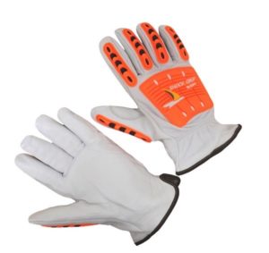 Goatskin grain glove, Cut Level A5 lining, TPR impact back