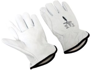 Goatskin grain glove, HPPE, Cut Level A5 lining, wing thumb