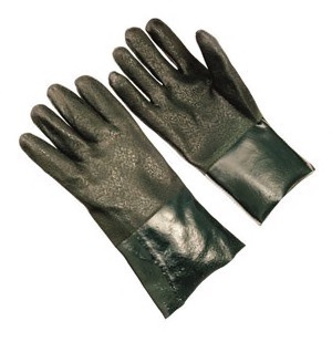 Green PVC 14' gauntlet