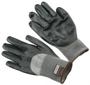 Cut resistant, light weight, black nitrile palm and knuckle, TAEKI liner