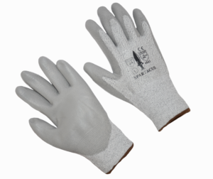 Cut resistant knit, Cut Level A4, PU palm coated