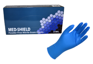 8 mil, medical grade, 50 pieces/box, powder free