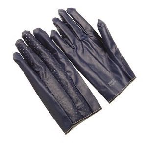 Cut and sewn Nitrile, slip-on style, perforated back