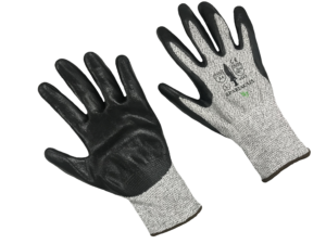 HPPE, black nitrile coated, Cut Level A4
