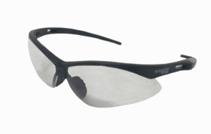 RAZOR EDGE II,CLEAR,ANTI-SCRATCH,RUBBER TEMPLES.