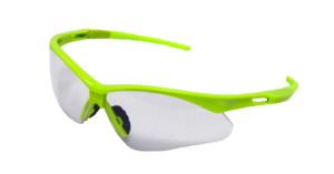 RAZOR EDGE II, ANTI-SCRATCH, ANTI-FOG, HI-VIS GREEN FRAME