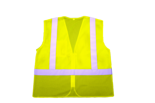 Class 2, lime green, black bottom front, chest pocket - Image 2