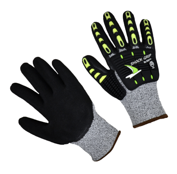 Impact glove, Cut Level A5, Nitrile Palm