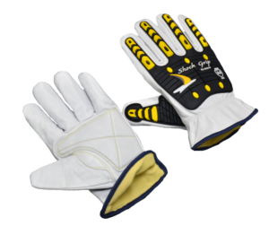 Cut Level A4, Goatskin, HPPE, TPR Fingers and back, Double palm