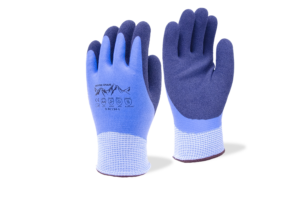 Sandy microfoam latex coated palm, thermal liner, cut level A4, blue