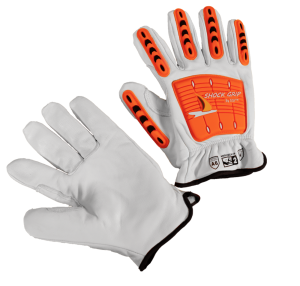 Goatskin grain glove, Cut Level A6 lining, TPR impact back
