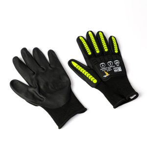 21 Gauge Cut Level A6, Nitrile Palm, TPR Impact Back