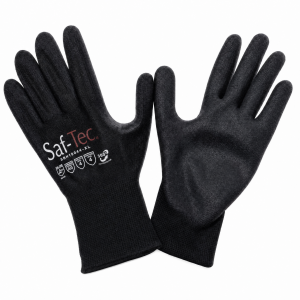 Cut resistant knit, Cut level A6, sandy foam nitrile coated, 18 gauge cut resistant liner